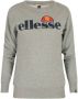 Ellesse Heren Sweatshirt Comfort Fit Geribbelde Halslijn Gray Heren - Thumbnail 1