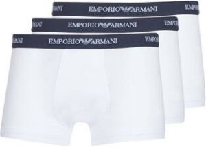 Emporio Armani Stretch Boxershorts Tripack 111357 Cc717 Wit Heren