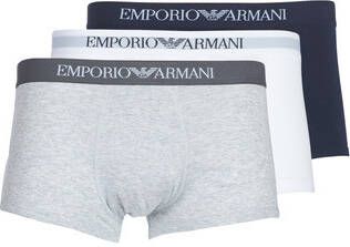 Emporio Armani Sportieve Trunk Ondergoed 3-Pack Herenshorts Multicolor Heren