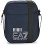 Emporio Armani EA7 Blauwe Kleine Core Pouch Tas met Verstelbare Band Blauw Heren - Thumbnail 1