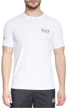 EA7 Emporio Armani T-shirt met labelprint model 'VENTUS7'