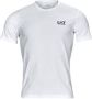 Emporio Armani EA7 Minimalistisch T-shirt met korte mouwen White Heren - Thumbnail 1