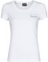 Emporio Armani EA7 Slim Fit Katoenen Jersey T-Shirt White Dames - Thumbnail 2