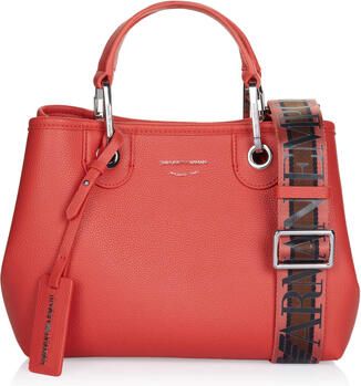 Emporio Armani Oranje Handtas met Verstelbare Afneembare Logo Schouderband Red Dames - Foto 3