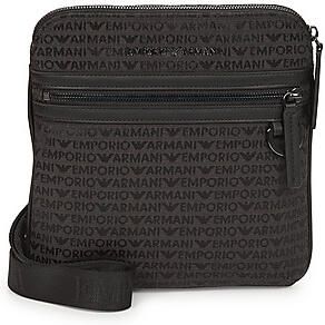 Emporio Armani Schoudertas met monogram Black Heren - Foto 5