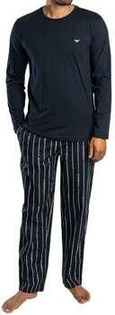 Emporio Armani Pyjama-sets Pyjamaset met lange mouwen en strepen in de stijl van een
