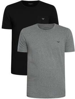 Emporio Armani Pyjama-sets Set van 2 lounge T-shirts met ronde hals