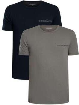 Emporio Armani Pyjama-sets Set van 2 lounge T-shirts met ronde hals