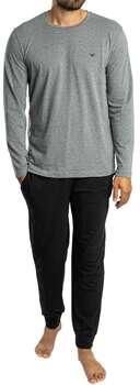 Emporio Armani Pyjama's nachthemden Jersey pyjamaset met lange mouwen