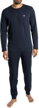 Emporio Armani Pyjama's nachthemden Jersey pyjamaset met lange mouwen