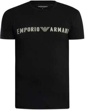 Emporio Armani Pyjama's nachthemden Lounge Mega Logo T-shirt met ronde hals