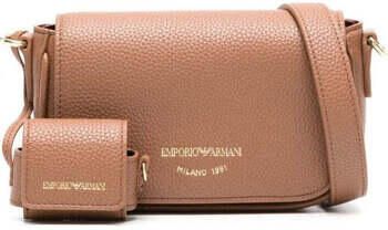Emporio Armani Hobo bags Textured Mini Crossbody Bag in bruin