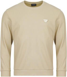 Emporio Armani Sweaters CREW NECK SWEATSHIRT WAFFLE TERRY