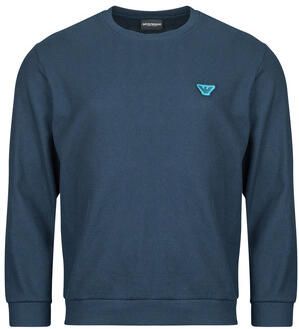 Emporio Armani Sweaters CREW NECK SWEATSHIRT WAFFLE TERRY