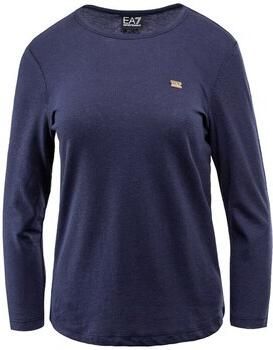 Emporio Armani EA7 Navy Longsleeve Shirt Blue Dames - Foto 2