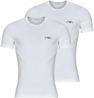 Emporio Armani Stretch Jersey Fitted Loungewear Shirt Heren (2-pack) - Foto 2