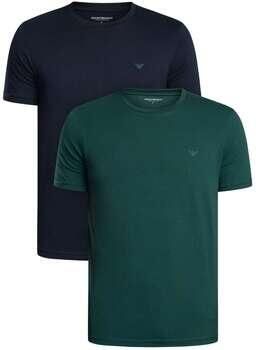 Emporio Armani T-shirt Korte Mouw 2-pack lounge ronde hals stretch T-shirt - Foto 2