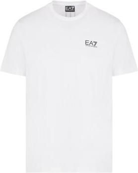 Emporio Armani EA7 Stijlvol bedrukt T-shirt voor de zomer White Heren - Foto 5