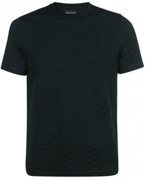 Emporio Armani Adelaar Jacquard T-Shirt Black Heren - Foto 2