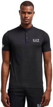 Emporio Armani EA7 T-shirt Korte Mouw Ventus 7 Logo T-shirt met knopen - Foto 6