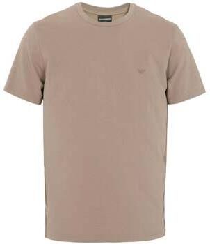 Emporio Armani T-shirt Korte Mouw Lounge Side Logo T-Shirt Fungi