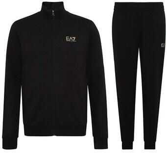 Emporio Armani EA7 Zwart Trainingspak Set met Opstaande Kraag Black Heren - Foto 2