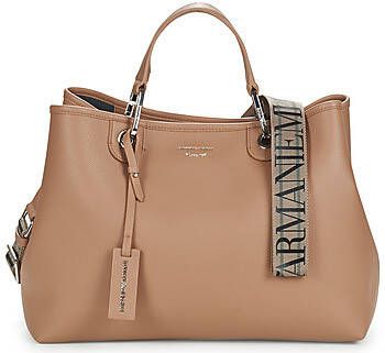 Emporio Armani womens handbag cross-body messenger MyEA Beige Dames