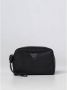 Emporio Armani Zwarte Technische Stoffen Tas met Logo Black Dames - Thumbnail 1