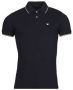 Emporio Armani Blauw Logo-Geborduurd Poloshirt Blue Heren - Thumbnail 1