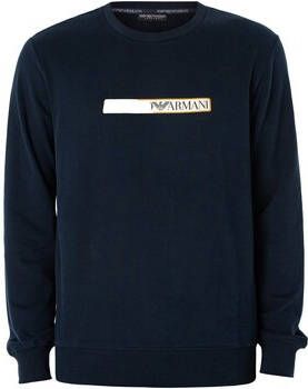Emporio Armani Pyjama's nachthemden Lounge grafisch sweatshirt