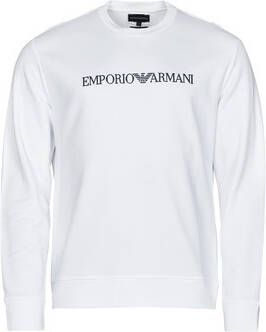 Emporio Armani Stijlvolle Sweatshirts voor Mannen White Heren