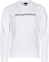 Emporio Armani Stijlvolle Sweatshirts voor Mannen White Heren - Thumbnail 1