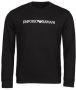 Emporio Armani Logo Sweatshirt Ronde Hals Contrast Brand Black Heren - Thumbnail 1