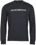 Emporio Armani Katoenen Sweatshirt met Logo Print Black Heren - Thumbnail 1