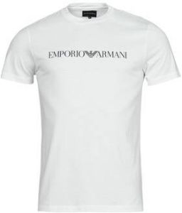 Emporio Armani T-shirts and Polos White Wit Heren