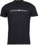 Emporio Armani Katoenen Korte Mouw T-Shirt Black Heren - Thumbnail 1