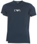 Emporio Armani 2 Stretch T-shirt Pak Blauwe Tinten Slim Fit Blue Heren - Thumbnail 1