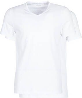 Emporio Armani 2 Pack V-Hals T-Shirt Korte Mouw White Heren