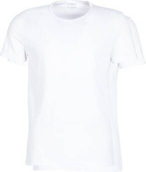 Emporio Armani T-shirt met geribde ronde hals in een set van 2 stuks