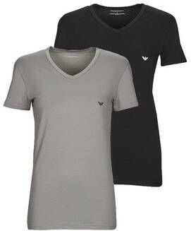 Emporio Armani T-shirt Korte Mouw V NECK T-SHIRT SLIM FIT PACK X2