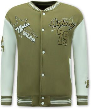 Enos Blazer Baseball Jacket College Jas