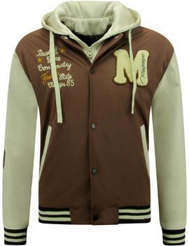 Enos Blazer Baseball Jas Capuchon Oversized