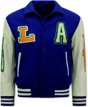 Enos Blazer Geborduurde Retro College Jackets