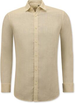 Enos Overhemd Lange Mouw Linnen Regular Fit