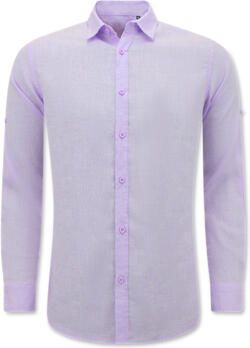 Enos Overhemd Lange Mouw Linnen Regular Fit