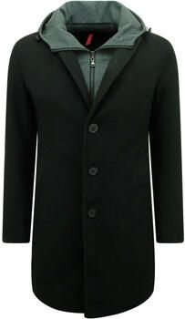 Enos Parka Jas E Getailleerde Mantel Capuchon