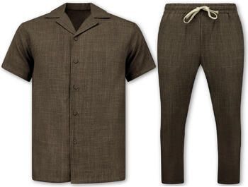 Enos Trainingspak Linnen Twinset Linnen Zomerset