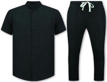 Enos Trainingspak Linnen Zomerset Linnen Twinset