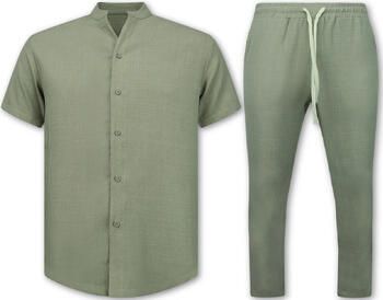 Enos Trainingspak Linnen Zomerset Linnen Twinset