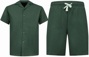 Enos Trainingspak Zomerset Ribbed Oversized Shorts